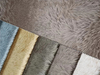 Tissu de canapé design renard en velours italien gaufré à la colle