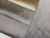Tissu de canapé en relief de colle de velours brillant tricoté par polyester
