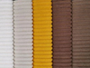 Tissu de canapé en velours à rayures en polyester 4.5w pour le Moyen-Orient