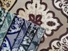 Tissu jacquard en velours bicolore pour canapé coussin d'oreiller