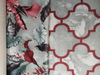 Tissu de canapé à impression numérique en velours Fdy de conception de feuille de polyester