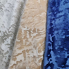 Tissu de canapé uni en velours glacé imperméable pour la Russie