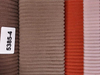 Tissu de canapé en velours à rayures en polyester 4.5w pour le Moyen-Orient