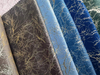 Tissu de canapé en velours teint en Hollande avec imprimé métallisé