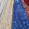 Tissu de canapé uni en velours glacé imperméable pour la Russie