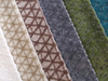 Tissu de conception géométrique jacquard en velours pour canapé