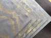 Tissu pour rideau en feuille de velours de couleur Beige, Double pli de 3.0m, à vendre