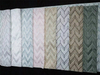 Tissu de rideau jacquard géométrique lourd à double pli 