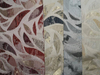 Tissu de rideau jacquard moderne géométrique pour chambre à coucher