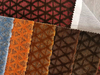 Tissu de conception géométrique jacquard en velours pour canapé