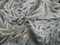 Tissu de rideau jacquard moderne géométrique pour chambre à coucher