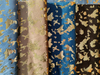 Tissu de canapé à imprimé métallique 100 % polyester à pois