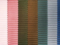 Tissu de canapé en velours à rayures en polyester 4.5w pour le Moyen-Orient
