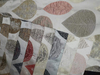 Tissu de rideau en jacquard de conception de feuille de 2,8 m pour la maison
