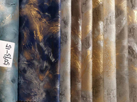 Tissu de canapé imprimé en aluminium multicolore en velours de conception de fleurs
