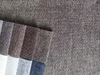 Tissu de canapé uni en lin tissé 100 % polyester pour l'Europe