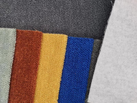 Tissu uni de canapé en velours de peluche lourd en polyester pour l'Europe