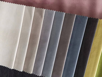 Tissu de canapé uni en velours imperméable pour la maison