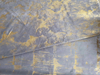 tissu de rideau en aluminium de velours de couleur grise de double pli de 2.8m pour la maison