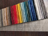 Tissu de canapé gaufré par colle de velours mat 100 % polyester
