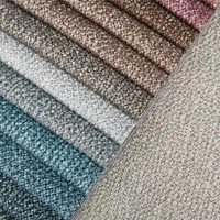 Tissu de canapé en relief profond en velours jacquard tricoté