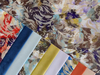 Tissu imprimé 100% polyester avec flocage pour textile de canapé 