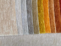 Tissu 100% tissé lourd de canapé de Chenille simple de polyester pour la maison