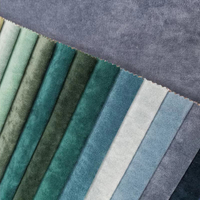 Tissu de canapé uni imperméable en velours mat pour le marché russe