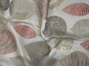 Tissu de rideau en jacquard de conception de feuille de 2,8 m pour la maison