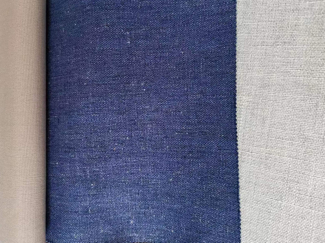 Tissu enduit de rideau en toile de couleur marron pour le bureau