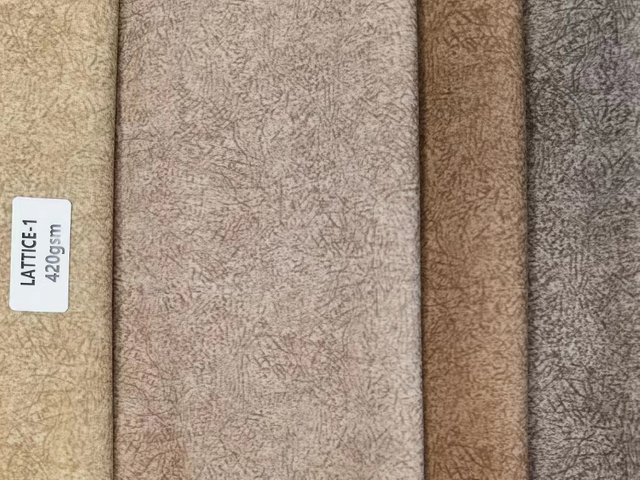 Tissu de canapé imprimé en velours Mosha en polyester pour l'Europe