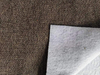 Tissu de canapé uni en lin tissé 100 % polyester pour l'Europe
