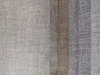 Tissu enduit de rideau en toile de couleur marron pour le bureau