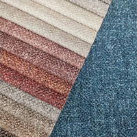 Tissu de canapé en relief profond de nouvelle conception d'impression de velours tricoté
