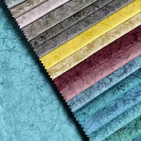 Tissu de canapé en relief avec colle en velours tricoté