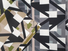 Tissu de canapé à impression numérique en velours de conception géométrique pour l'Afrique