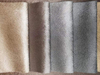 Tissu de canapé en relief de colle de velours brillant tricoté par polyester