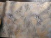 Tissu de canapé imprimé en aluminium multicolore en velours de conception de fleurs