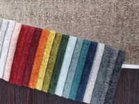 Tissu 100% polyester de canapé à boucle simple pour la maison