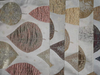Tissu de rideau en jacquard de conception de feuille de 2,8 m pour la maison