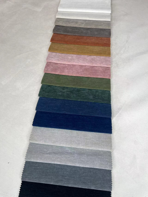 Hot Sale 100%Polyester tissu chenille matériel textile canapé tissu