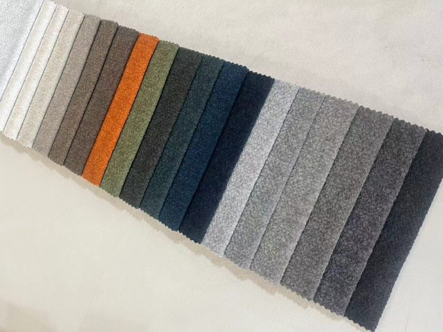 Tissu tricoté 100% polyester pour canapé Tissu de canapé effet chenille