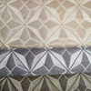 Hangzhou tissé en fil de polyester Dye Jacquard Tissu en fausse soie pour rideau