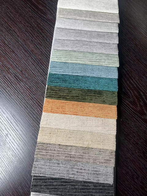 Tissu Chenille tissé 100% polyester, vente entière, tissu Chenille de haute qualité