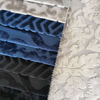  Tissu de canapé en velours jacquard tricoté