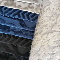  Tissu de canapé en velours jacquard tricoté
